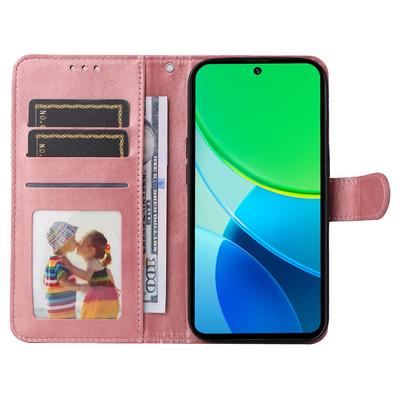 For Vivo Y29 5G/Y19s 4G Case Wallet PU Leather Folio Flip Phone Cover