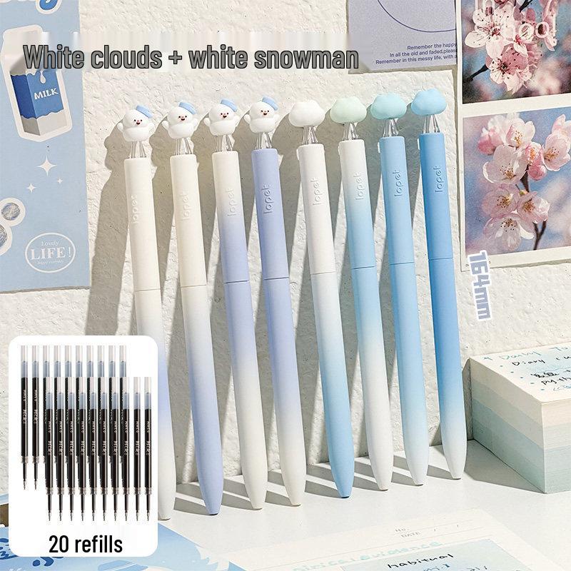 Cloud Twist Black Ink Quick-Dry Smooth Pen for Students