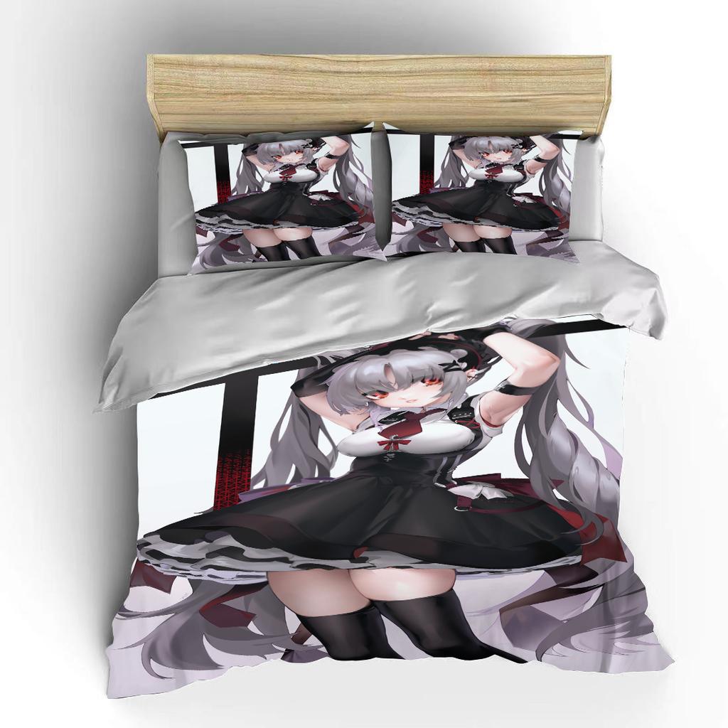ese Anime Moe Double Bed Duvet Cover Bed European Bedding Collections Home Textiles Luxury Pillow Cases Bedroom Bedding Collections