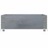 Pallet Frame Kit Grey 80 X 60 Cm Solid Pine Wood