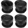 ACROPIX Saída de Ar do Painel Frontal Aquecedor AC Adequado para Ford F150 V6 V8 2009-2014 - Pacote com 4 Preto