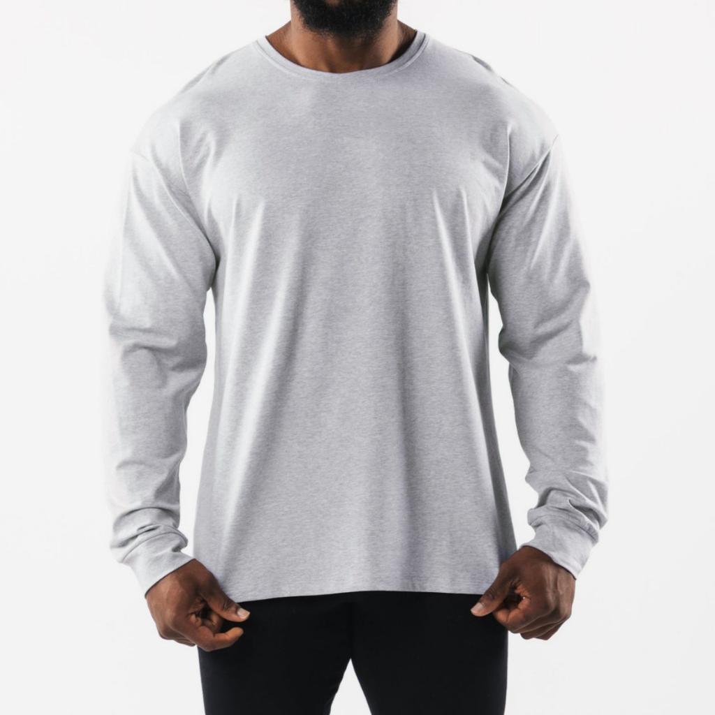 New Sports and Casual Long-sleeved T-shirt Men's Loose Outdoor Fitness Basketball Running Sports Base Shirt