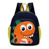 Cartoon Dinosaur Backpack for Kindergarten Babies Aged 2 To 5 Dark Blue