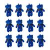 6/1s Mini Bear Plush Keychain Colorful Bear Stuffed Toy School Bag Pendant Teddy Doll Graduation Party Supplies Wedding Gift