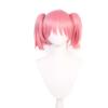 Pink Ponytail Clip Artificial Scalp Wig Magic Girl Cos Wig Anime Reality Show Wig