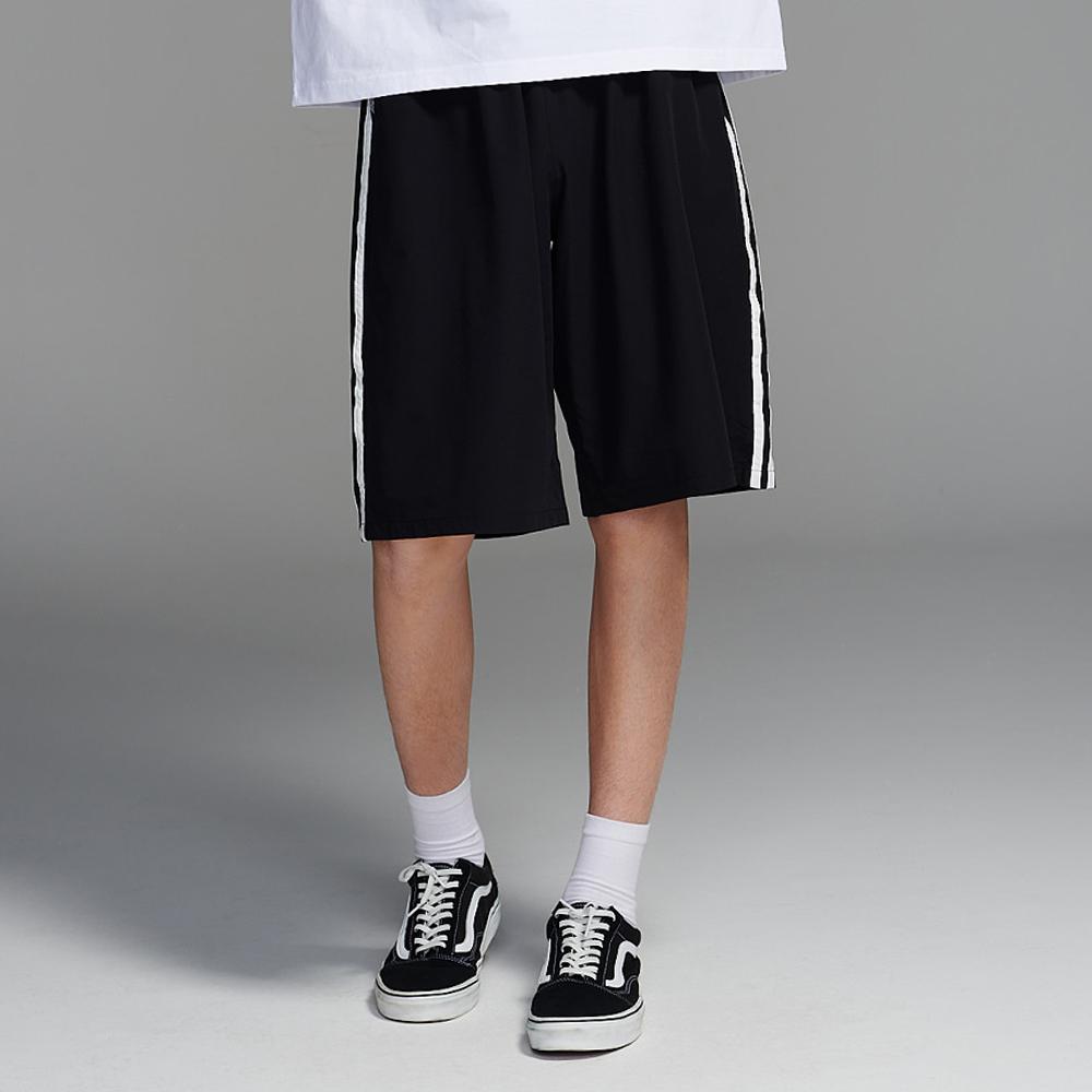 Ekkollie 6-Part Cool Spandex Two-Line Bermuda Shorts (26B0203)