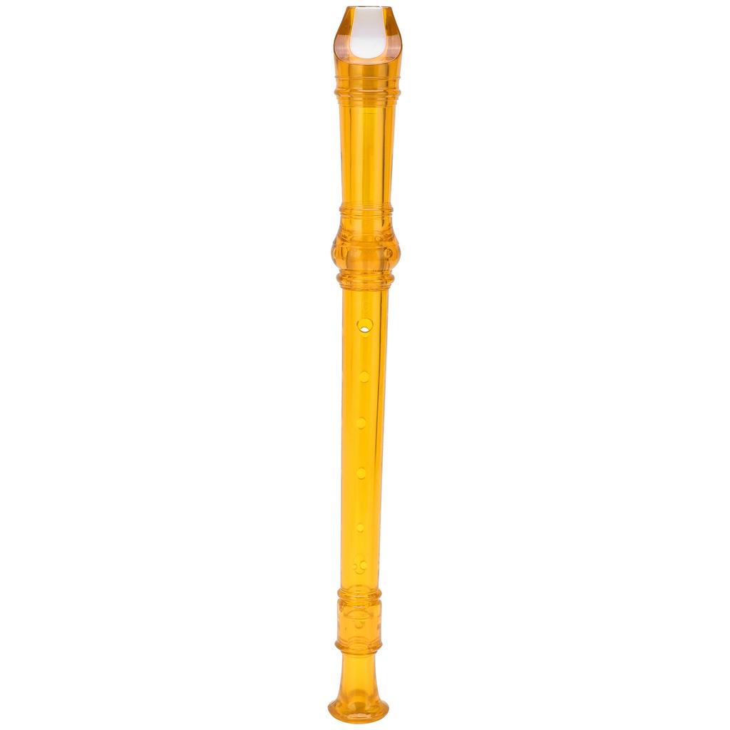 8‑Hole Clarinet ABS Transparent with Cleaning Rod Portable Treble Wind InstrumentOrange