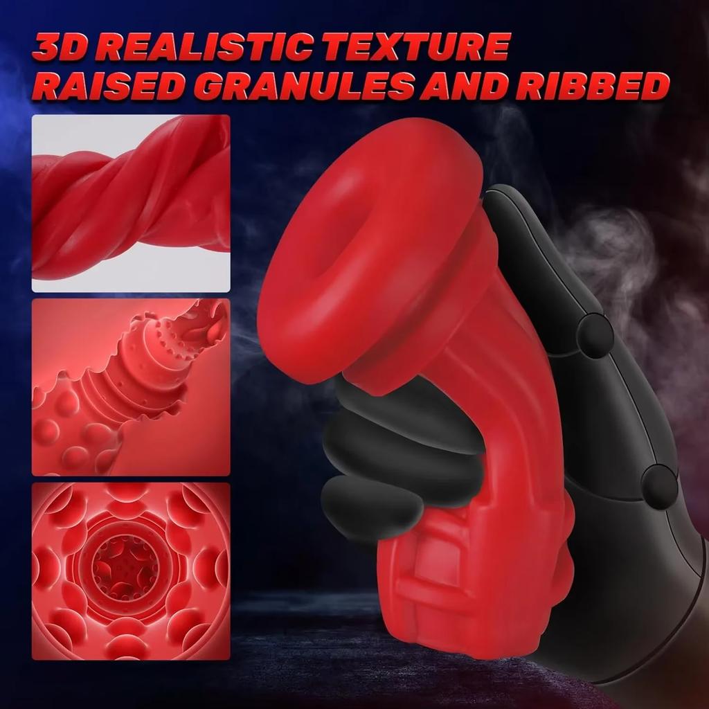Sucking Male Masturbator Heating Vagina Masturbation Blowjob Automatic Mastubator Cup with LED Display Vibrator Sex Toy for Men