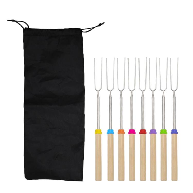 

8Pcs Marshmallow Roasting Sticks for Fire Pit Long 32Inch Smores Sticks Skewers 1