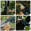 Yofidra Brushless 8Inch Telescoping Pole Electric Chainsaw High Branch Saw Garden Pruning Power Tool For Makita 18V Battery Pin