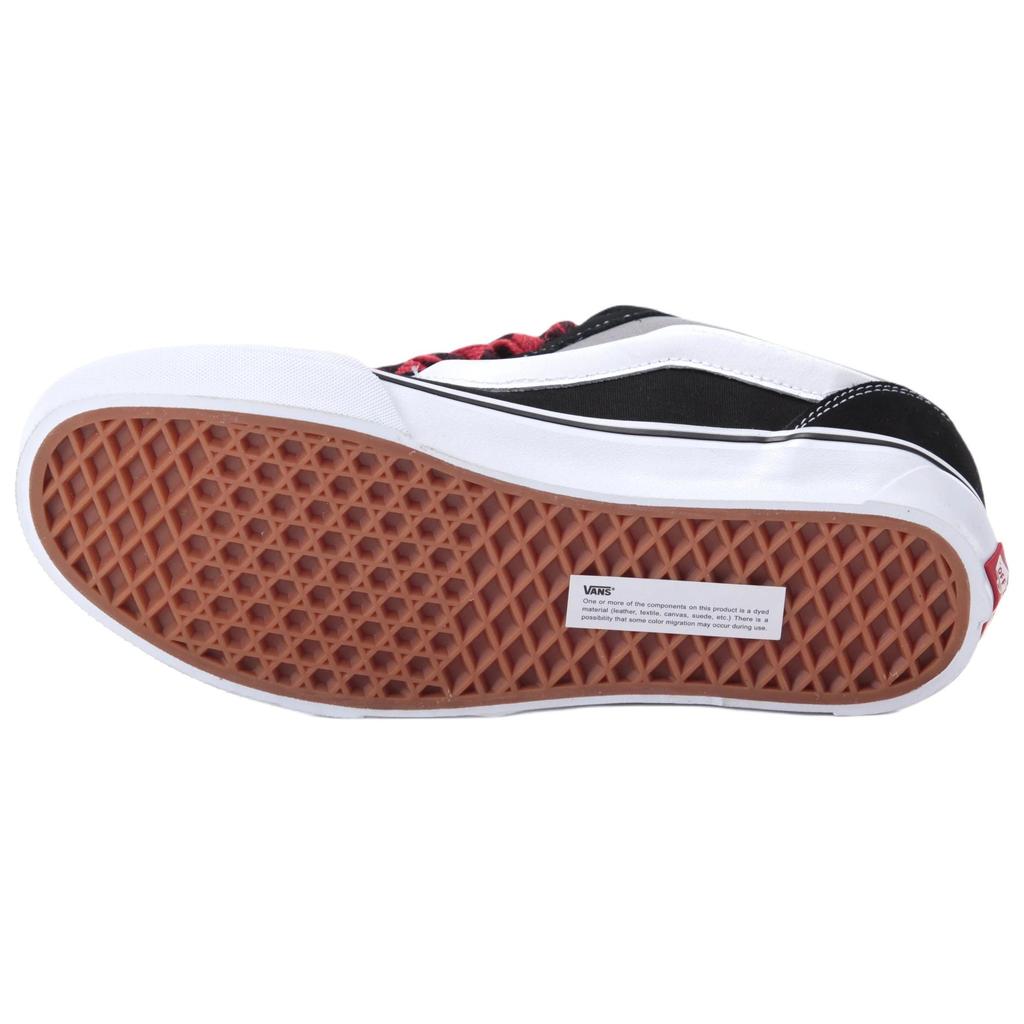 Vans Knu Skool Klassieke Stijl Lage Top Skate Schoenen Unisex Sneakers Zwart Rood VN0009QCBA2