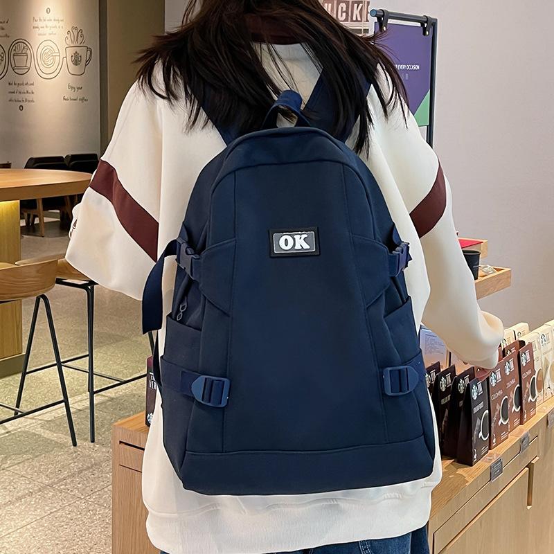 Schoolbagins Japanese Large-capacity Computer Backpack Schoolbag Female College Student Korean Version High School Travel Backpack Male Junior High