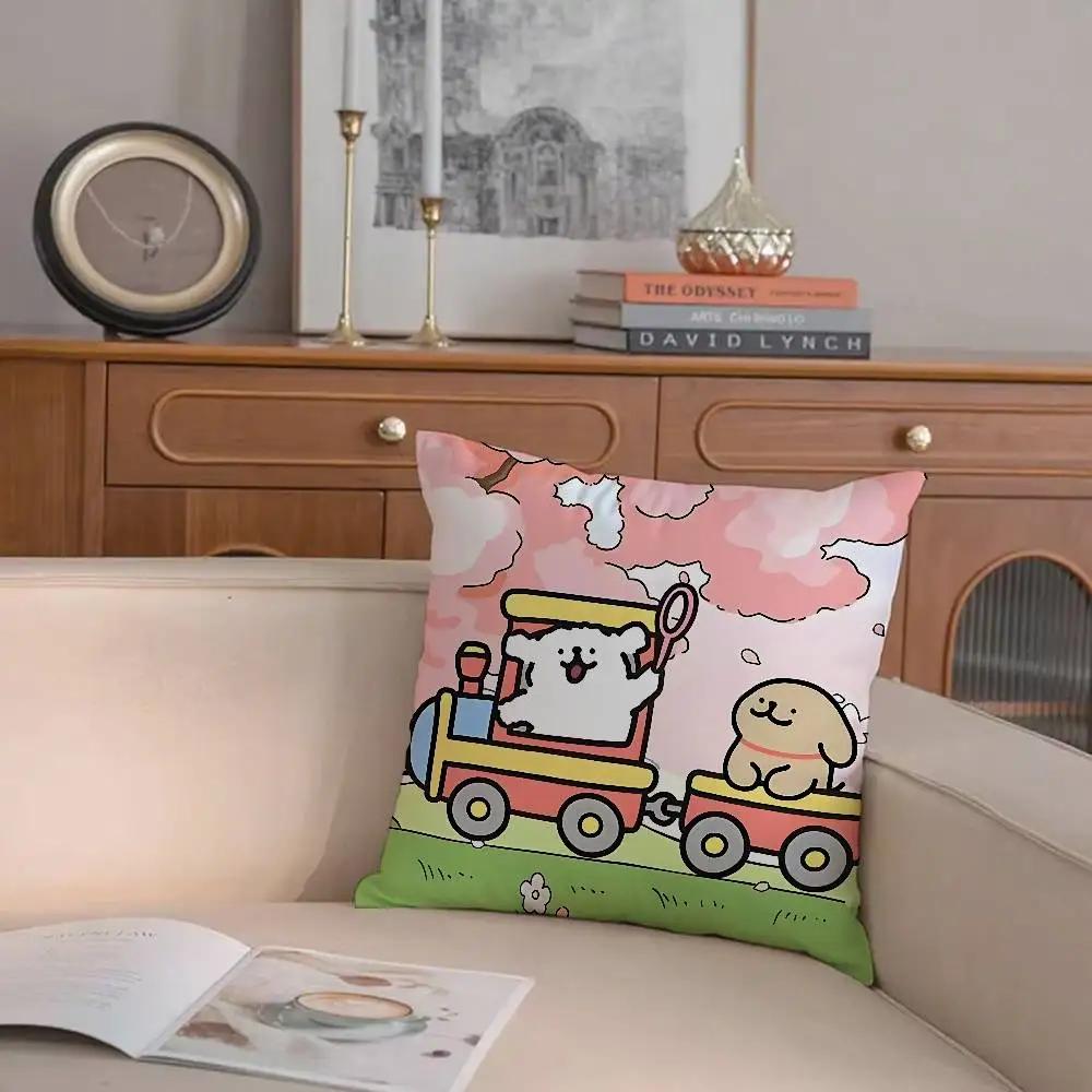M-MalteseS Cute Pillow Case Pillowcases Home Decor Living Room Decor Cushion Covers