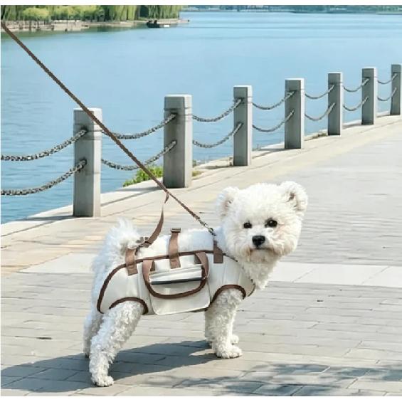 Hands Free Dog Backpack Carrier for Small Dogs, Breathable Pet Carrier with Adjustable Straps,Portable Shoulder Carrier Sling