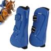 Stützgamaschen für die Vorderbeine von Pferden, PU + Neopren, Schutz für die Vorderbeine von Pferden, für das Training von Pferden(blau