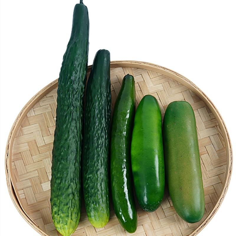 Simulation Bubble Long Cucumber Model Table Display Home Decorate Photography Props Plastic Vegetable Crafts