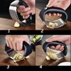 1PC Stainless Steel Garlic Press Manual Ring Garlic Press Kitchen Multi-Functional Household Garlic Press Mashed Garlic