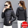 Damska Krótka Lekka Kurtka Pikowana, Styl Koreański, Slim-Fit, Ciepły Płaszcz z Bawełny Puchowej na Zimę 2023