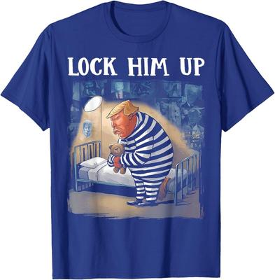 Lock Him Up Shirt Anti-Trump Tee Funny Jail Trump For Prison Unisex T-Shirt