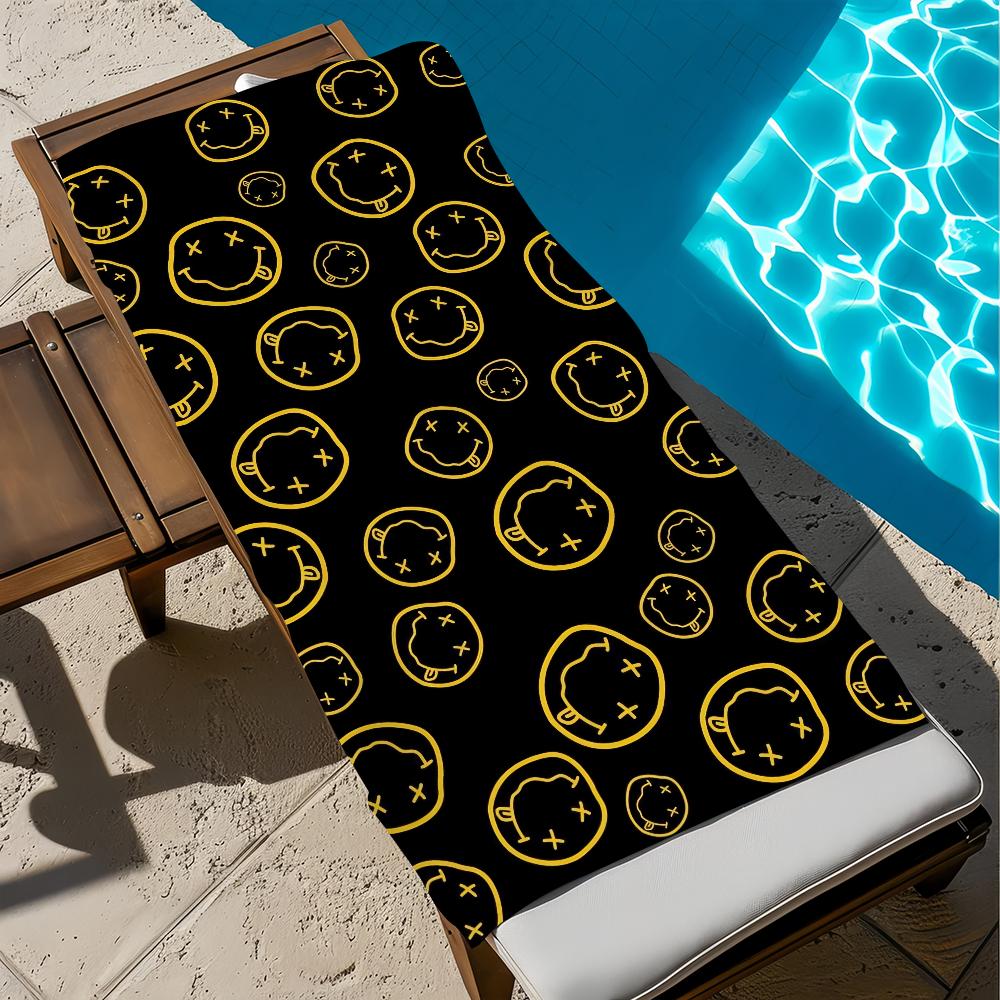 N-nirvana-a Singer Towel Beach Quick Dry Soft Pool Towels Gift for Travel Gym Shower Camping Sports