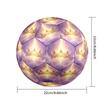 1pc Crown Glory Theme Soccer Ball Football, Size 5, Lightweight PVC, Outdoor Training Soccer Ball,Gift c65136