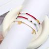 European Bohemian Multi-Color Beaded Layered Pendant Anklet