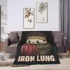 Horror Game Iron Lung Blanket Quality Soft  Throw Blanket Spring Child Living Room Print Bedspread