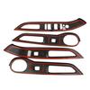 Korlot Carbon Fiber 4-Door Window Lift Trim Switch Panel Cover Trim for Hyundai Santa Cruz 2022-2024