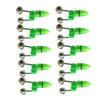 3 יחידות אור LED פעמונים תאומים קליפס טיפ על אזעקת נשיכה מוט דיג דגים