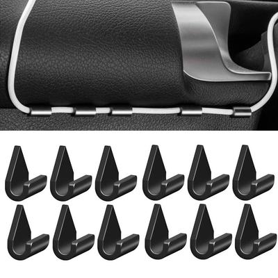 6/12PCS Invisible Car Cable Clip No Trace Fixing Clip Professional Wire Management Dashboards