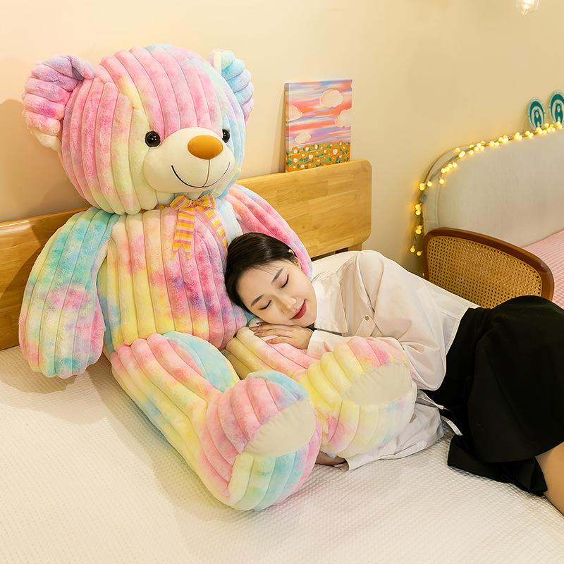 Buntes Bär Plüschtier Extra Groß Bett Stoffpuppe Puppe Kenken Bär, Kissen Mädchen Kissen