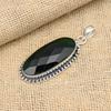 Chrome Diopside Gemstone Handmade 925 Sterling Silver Pendant Jewelry For Thanksgiving