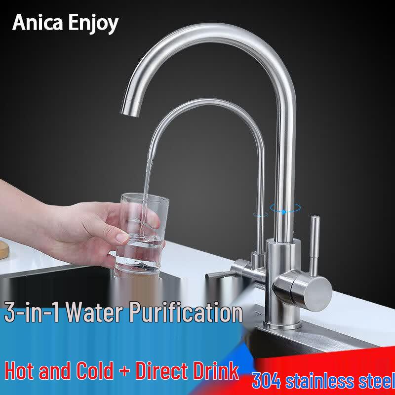 Anica Enjoy 3-in-1 Filtered Water Kitchen Faucet