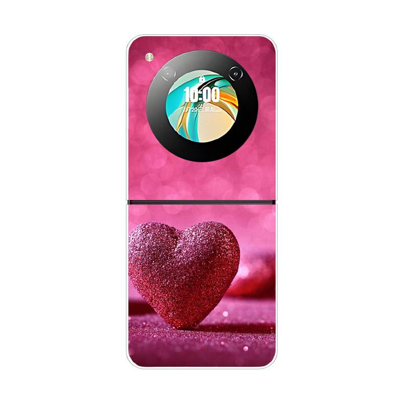 Hülle Für ZTE Nubia Flip NX724J Fundas Transparent Hart Faltbar Stoßfest Bumper Für ZTE Libero Flip 5G Nubia Flip2 Klare Abdeckung