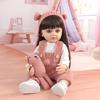 55cm Realistic Reborn Doll: Washable Silicone, DIY Hairstyle - Perfect Children's Birthday Gift