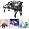 Miniature Bench Models 8.66In Dollhouse Furniture Park Bench Ornaments Lightweight European Style Fairy Garden Decoration