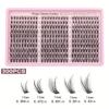 Temudiy Eyelash Extension 80D Cluster D-Type Curl Mixed False Eyelash Tool Set