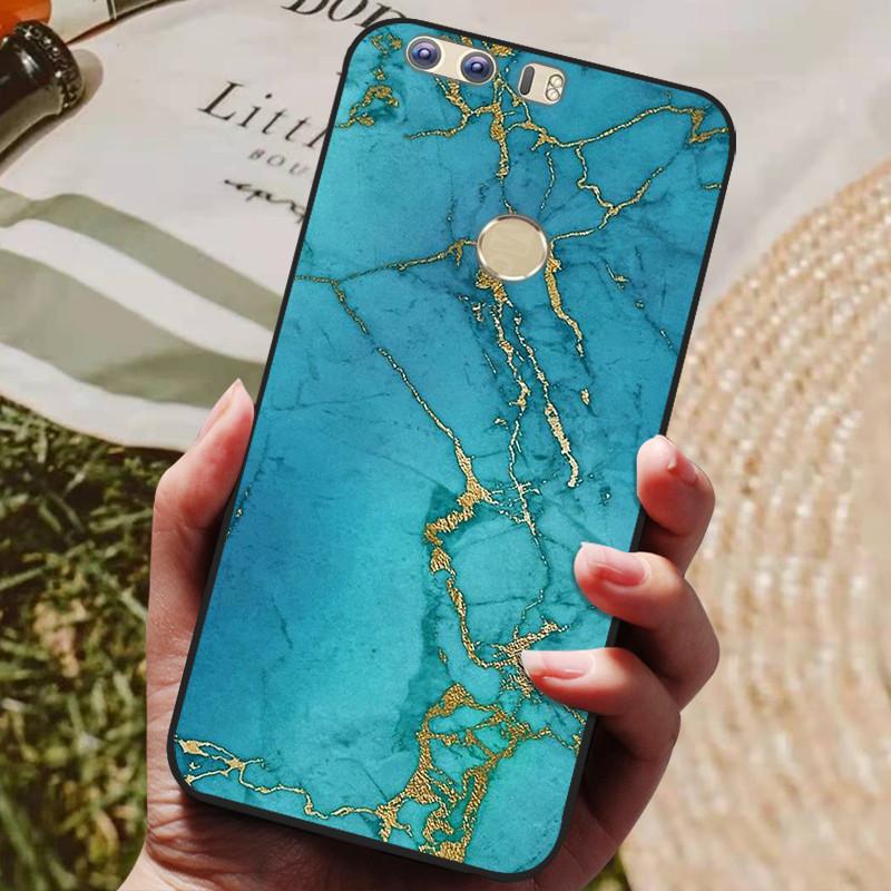 Pro Huawei Honor 8 5,2palcový kryt Silikonový zadní kryt Pouzdro na telefon pro Huawei Honor 8 Kryty Měkký nárazník coque Honor8 FRD-L19 Pouzdra