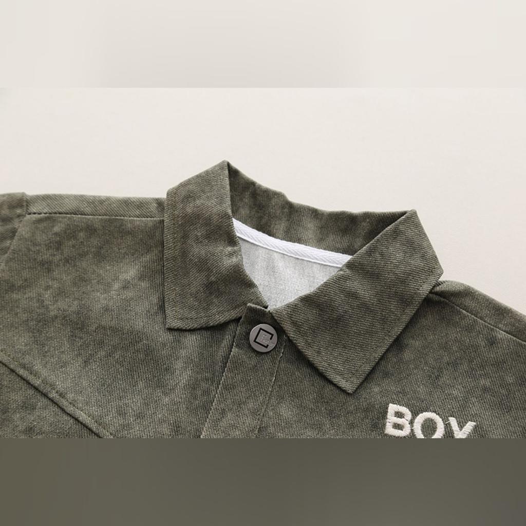 Kids Casual Long-Sleeve Set, Comfortable Daily Wear Outfits