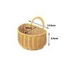 Imitation Rattan Wall-Mounted Basket for Storage & Decor