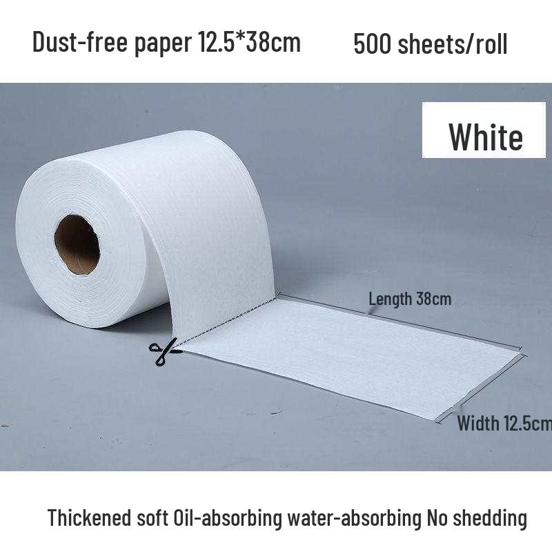 Безворсовая промышленная протирочная ткань: Безворсовая, нетканая, масловпитывающая, большого рулона чистящая ткань