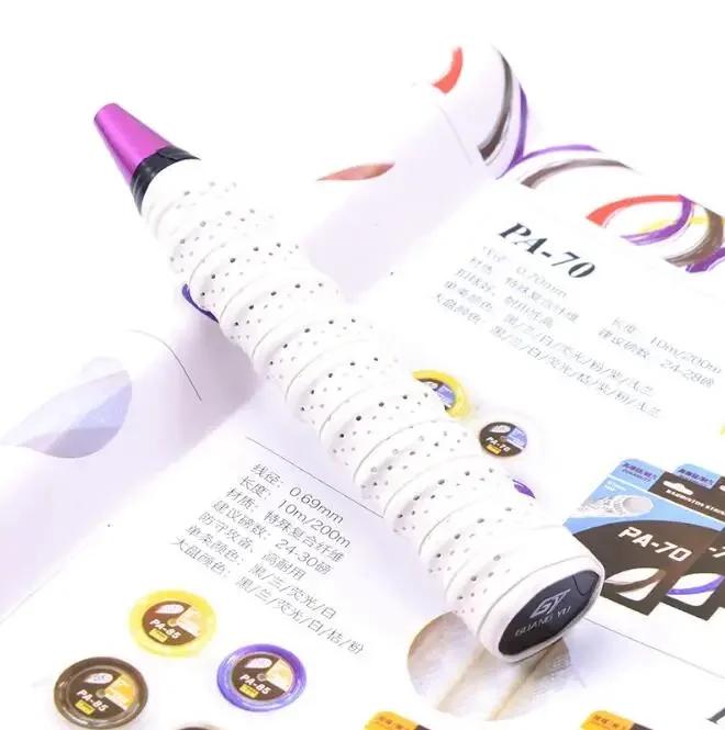 10 buc respirabil 0,75 mm benzi de sudoare pentru racheta de tenis, bandă de prindere anti-alunecare perforată absorbantă, bandă de mâner pentru badminton, suprapuneri