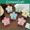 Macaron Color Premium Flower Hair Clips Offering Highend Appeal Fashion