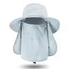 Multipurpose Outdoor Climbing Fishing Tourism Brim Sun Fisherman Hat Summer Men Multifunction Bucket Hat Sun Protection Cap