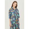 Benetton Pattern Long Dress Baop04341