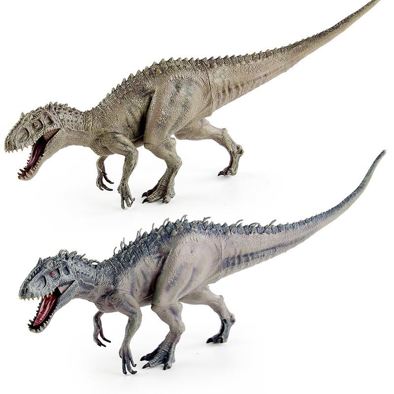Realistische PVC Jurassic Dinosaurier Modellkollektion mit T-Rex und Carnotaurus Spielzeug