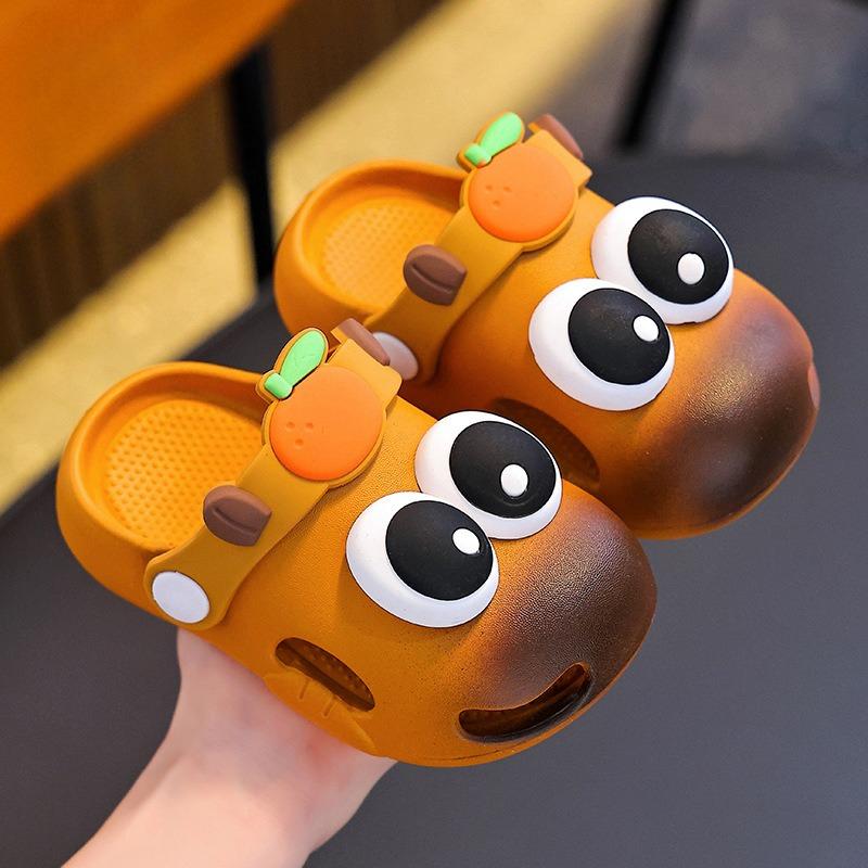 

Hole-out Shoes - Boys and Girls Shoes with Anti-slip Soft Soles and Breathable Sandal-style Beach Slippers 35-36 помаранчевий