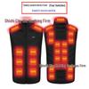 Men's Dual Control USB Heated Vest - 11 Zone, 3 Temperature Settings for Winter