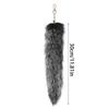 Faux Furs Foxes Tail Keychain Cosplays Toy Handbag Accessorie Bag Keyring Hook Pendant Charm Furs Car Keychain Gifts