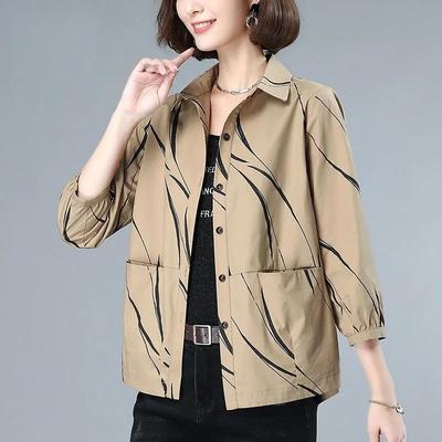 Women's Jacket Short Spring Autumn Ladies Outerwear Women Coat Casual Loose Tops